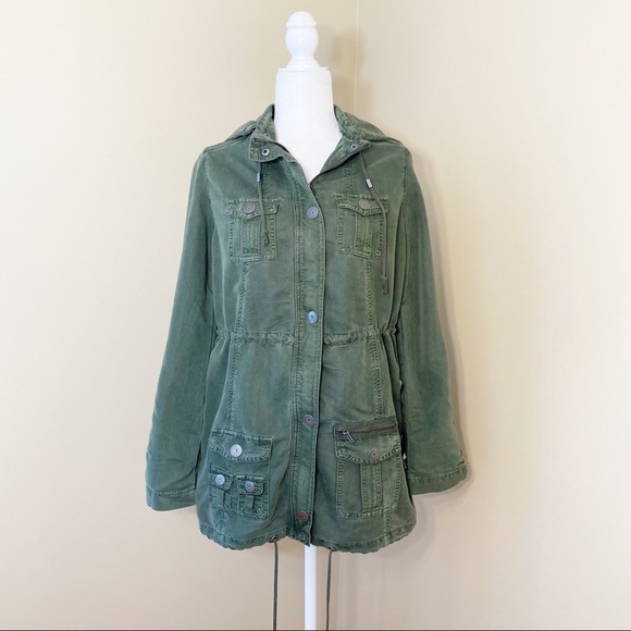 Anthropologie Jackets & Blazers - Anthropologie Marrakech Utility Jacket with Hood-S